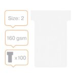 Nobo T Card Size White Pack Of - Image 3