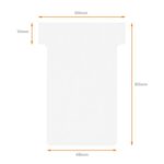 Nobo T Card Size White Pack Of - Image 5