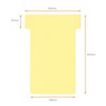 Nobo Yellow A50 Size T Cards Pack Of - Image 5