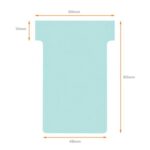 Nobo T Card Size Light Blue Pack Of - Image 5
