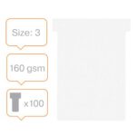 Nobo T Card Size White Pack Of - Image 3