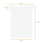 Nobo T Card Size White Pack Of - Image 5
