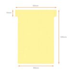 Nobo T Card Size Yellow Pack Of - Image 5