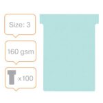Nobo T Card Size Light Blue Pack Of - Image 3
