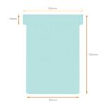 Nobo T Card Size Light Blue Pack Of - Image 5