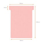 Nobo T Card Size Pink Pack Of - Image 5
