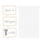 Nobo T Card Size White Pack Of - Image 3