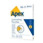 Apex Laminating Pouch A3 Duty 100pk