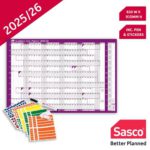 Sasco Academic Year Planner Mounted SY1075325 - Image 2