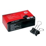Star Office Foldback Clips 19 mm Black Pack Of