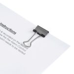 Star Office Foldback Clips 19 mm Black Pack Of - Image 3