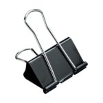 Star Office Foldback Clips 25 mm Black Pack Of