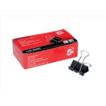 Star Office Foldback Clips 25 mm Black Pack Of - Image 2