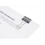 Star Office Foldback Clips 25 mm Black Pack Of - Image 3