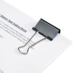 Star Office Foldback Clips 41 mm Black Pack Of - Image 3