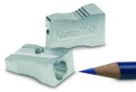 Metal Wedge Single Sharpener Box Silver Box Of