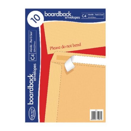 C4 Manilla Board Envelopes Pack Of C525
