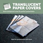 Fellowes A4 Binding Covers Translucent 150gsm Pack Of - Image 5