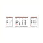 At A Glance Calendar Refill 3sr26