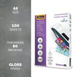 Fellowes Imagelast A5 Laminating Pouch Micron Clear Gloss - Image 2