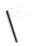 Fellowes Recycled A4 Pvc Binding Covers Clear Micron - Image 2