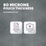 Fellowes A4 Self Adhesive Enhance Laminating Pouches Micron - Image 4