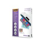 Fellowes A3 Laminating Pouch Adhesive Back Micron Clear