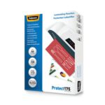 Fellowes A4 Protect Laminating Pouch Micron Pack Of