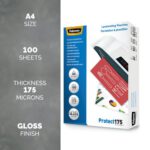Fellowes A4 Protect Laminating Pouch Micron Pack Of - Image 2