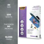 Fellowes Super Quick A4 Laminating Pouches Micron Pack - Image 2
