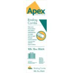 Fellowes Apex 10 mm Black Plastic Binding Combs Pack