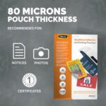 Fellowes Admire Easymove Adhesive A4 Laminating Pouches Micron - Image 3