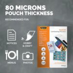 Fellowes Admire Easyfold A4 Laminating Pouches Micron Pack - Image 3