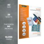 Fellowes Admire Easyfold A3 Laminating Pouches Micron Pack - Image 2