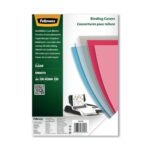 Fellowes Binding Covers A4 Micron Clear Pet Pack