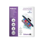 Fellowes Laminating Pouches Micron Total Thickness Gloss A3