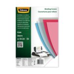 Fellowes Binding Covers A4 Micron Clear Pet Pack