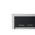 Bi Office Magnetic Weekly Silver Finish Planner Grey - Image 3