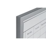 Bi Office Magnetic Weekly Planner Whiteboard Grey Frame - Image 3
