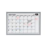 Bi Office Magnetic Monthly Planner Whiteboard Grey Frame - Image 4