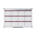 Bi Office Maya Month Magnetic Annual Planner 90 X 60 cm