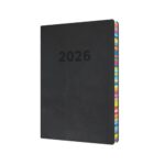 Collins Edge Diary Day Per Page A5 Charcoal