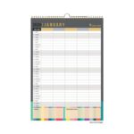 Collins Edge Wall Calendar Month To View A3