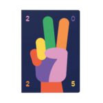 Collins Week To View Diary Peace Sign Design