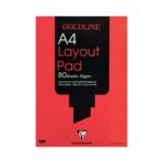 Goldline A4 White Layout Pad Gpl1a4
