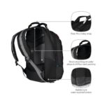 Wenger Carbon inch Laptop Backpack Black - Image 2