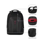 Wenger Carbon inch Laptop Backpack Black - Image 3