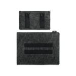 Durable Recycled Felt Protective Laptop Sleeve inch With - Image 3