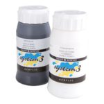 Daler Rowney System Acrylic Paint 500ml Burnt Umber - Image 2