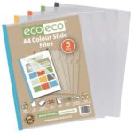 A4 Recycled Colour Pack Easy Slide Files - Image 2